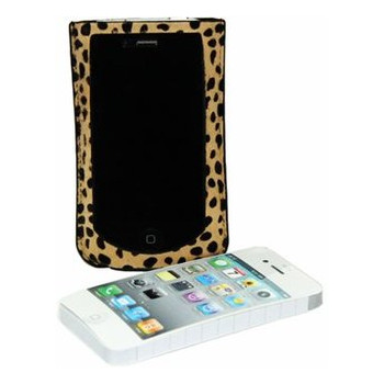 Чохол для iPhone 4/4S MacLove Leather Case Leopard Diamond Brown (ML41401) фото №4