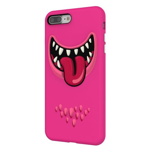 Чохол 3D із малюнком SwitchEasy Monsters рожевий для iPhone 8 Plus/7 Plus фото №1