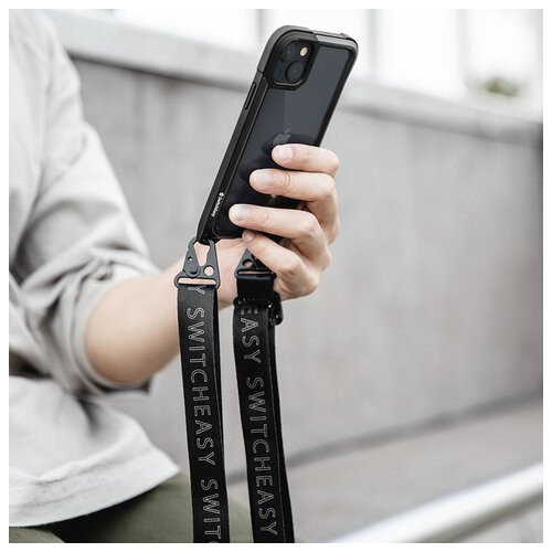 Чохол із ремінцем Switcheasy Odyssey Trendy чорний для iPhone 13 (GS-103-208-114-200) фото №3