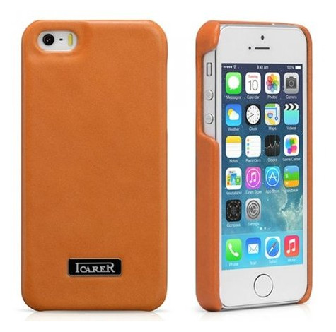 Чохол iCarer для iPhone 5/5S Luxury Orange back cover (RIP516) фото №1
