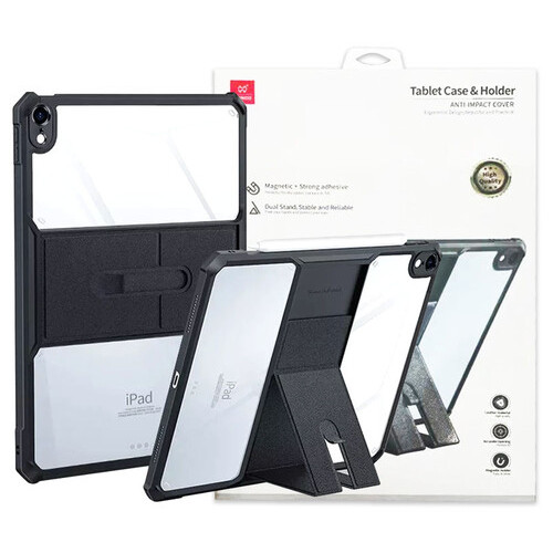 TPU PC чохол Xundd Stand c посиленими кутами та підставкою Apple iPad 10.9 (2022) Чорний фото №1