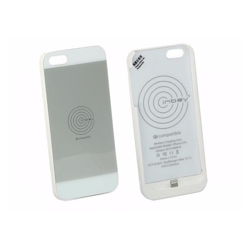 Чохол для бездротової зарядки ACV 240000-20-01 для iPhone 5/5S White фото №3
