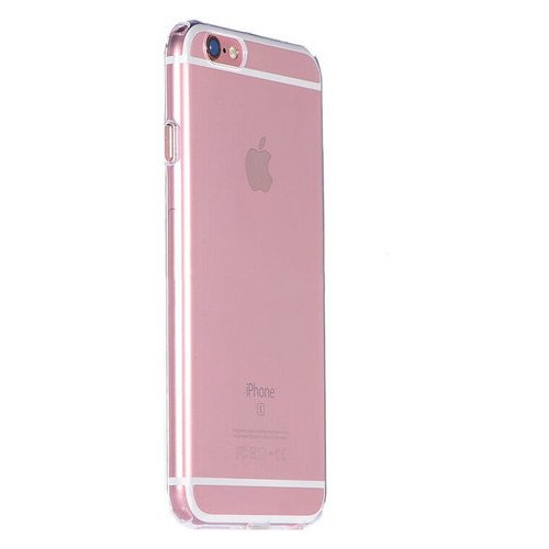 Силіконовий чохол COTEetCI ABS прозорий рожевий для iPhone 6 Plus/6s Plus фото №1