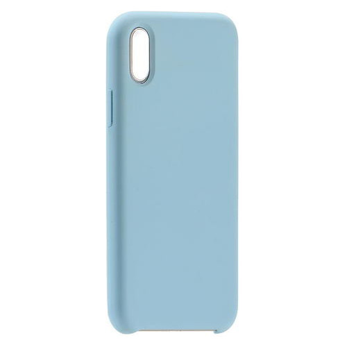 Силіконовий чохол Coteetci блакитний для iPhone X/XS фото №1