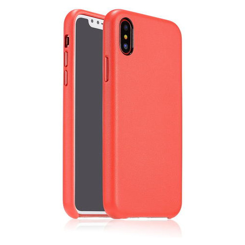 Чехол Coteetci Elegant PU Leather красный для iPhone X/XS фото №1