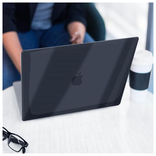 Напівпрозорий чохол (накладка) COTEetCI Crystal PC чорний для MacBook Pro 16 (2019) фото №2