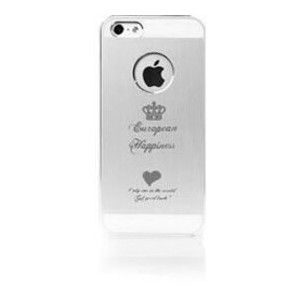Чохол для Apple iPhone 5/5S/SE - iBacks Cameo Crown сріблястий фото №1