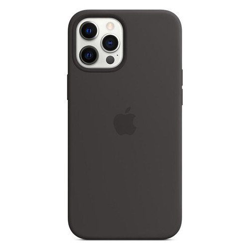 Чохол-накладка Apple iPhone 12 Pro Max Silicone Case with MagSafe Black (MHLG3) фото №2