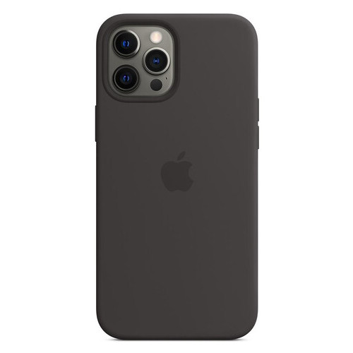 Чохол-накладка Apple iPhone 12 Pro Max Silicone Case with MagSafe Black (MHLG3) фото №1