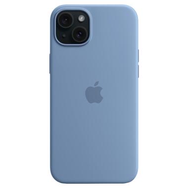 Чохол Apple iPhone 15 Silicone Case with MagSafe Winter Blue (MT0Y3ZM/A) фото №5