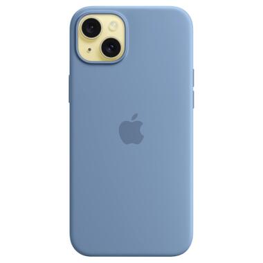 Чохол Apple iPhone 15 Silicone Case with MagSafe Winter Blue (MT0Y3ZM/A) фото №3