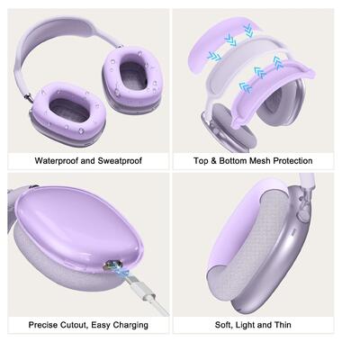 Чехол Apple Airpods Max Ear Cups/Ear Pad/Headband Cover Purple (ARS83291) фото №5