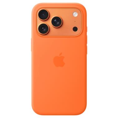 Чехол к мобильному телефону Apple Silicone iPhone 17 Pro Orange Model A3559 (MGFE4ZM/A) фото №3