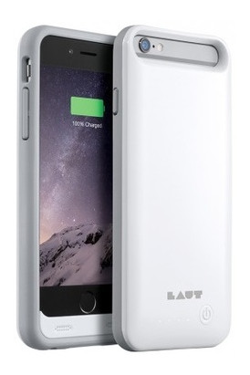 Чехол-батарея Laut N-Duro Battery Cases для iPhone 6/6s White (LAUT_iP6_NDR_W) фото №1