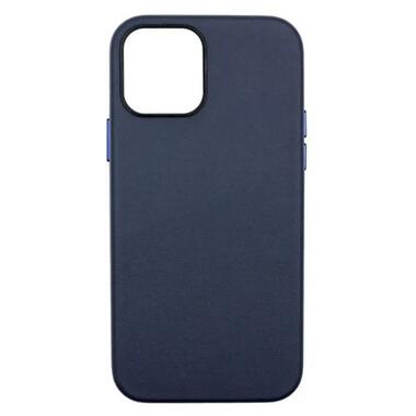 Чохол-накладка TOTU Leather Case для iPhone 12/12 Pro (blue) фото №1