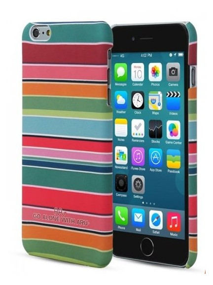 Чохол ARU для iPhone 6 Plus Stripes Rainbow фото №1
