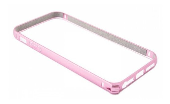 Бампер Devia для iPhone 5/5S Buckle Curve Pink фото №1