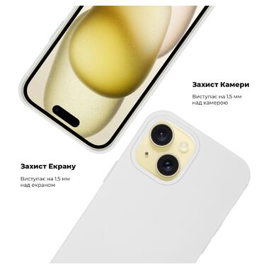 Панель Original Silicone Case Apple iPhone 15 Plus Lemon Zest (ARM69859) фото №3