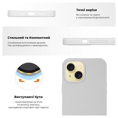 Панель Original Silicone Case Apple iPhone 15 Plus Lemon Zest (ARM69859) фото №2