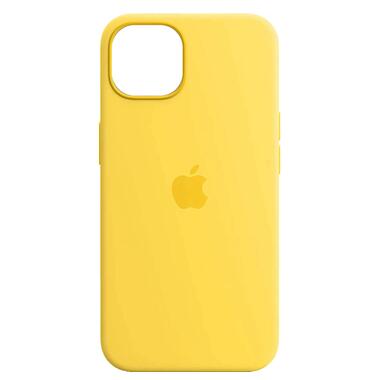 Панель Original Silicone Case Apple iPhone 15 Plus Lemon Zest (ARM69859) фото №1