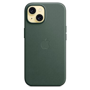 Чохол FineWoven Case with MagSafe Original for Apple iPhone 15 (OEM) - Evergreen (ARM71975) фото №5