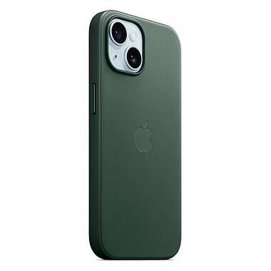 Чохол FineWoven Case with MagSafe Original for Apple iPhone 15 (OEM) - Evergreen (ARM71975) фото №2