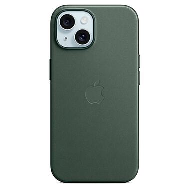 Чохол FineWoven Case with MagSafe Original for Apple iPhone 15 (OEM) - Evergreen (ARM71975) фото №7