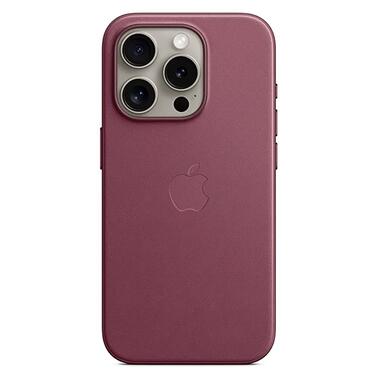Чохол FineWoven Case with MagSafe Original for Apple iPhone 15 Pro (OEM) - Mulberry (ARM71984) фото №4