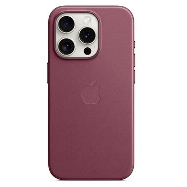 Чохол FineWoven Case with MagSafe Original for Apple iPhone 15 Pro (OEM) - Mulberry (ARM71984) фото №1