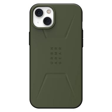Чeхол-накладка Urban Armor Gear Civilian Magsafe для Apple iPhone 14 Plus Olive (114037117272) фото №1