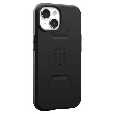 Чeхол-накладка Urban Armor Gear Civilian Magsafe для Apple iPhone 15 Black (114287114040) фото №2