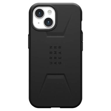 Чeхол-накладка Urban Armor Gear Civilian Magsafe для Apple iPhone 15 Black (114287114040) фото №9