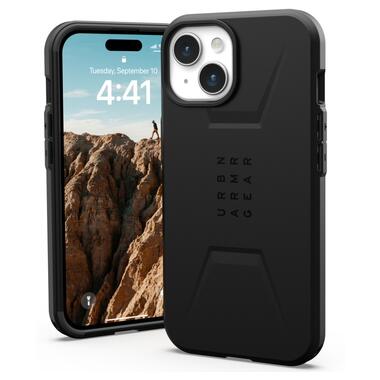 Чeхол-накладка Urban Armor Gear Civilian Magsafe для Apple iPhone 15 Black (114287114040) фото №1