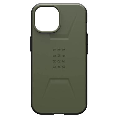 Чeхол-накладка Urban Armor Gear Civilian Magsafe для Apple iPhone 15 Olive (114287117272) фото №8