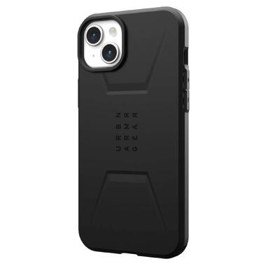 Чeхол-накладка Urban Armor Gear Civilian Magsafe для Apple iPhone 15 Plus Black (114306114040) фото №3
