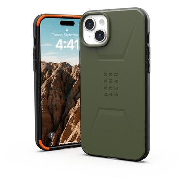 Чeхол-накладка Urban Armor Gear Civilian Magsafe для Apple iPhone 15 Plus Olive Drab (114306117272) фото №2