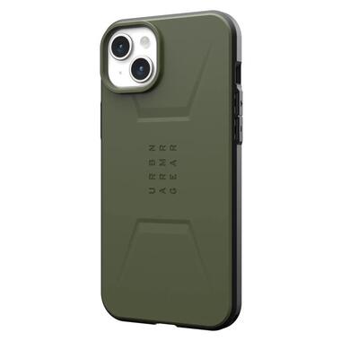 Чeхол-накладка Urban Armor Gear Civilian Magsafe для Apple iPhone 15 Plus Olive Drab (114306117272) фото №4