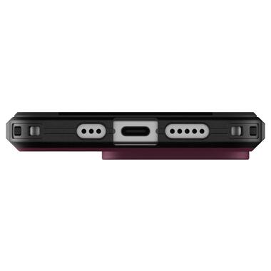 Чeхол-накладка Urban Armor Gear Civilian Magsafe для Apple iPhone 15 Pro Max Bordeaux (114295119049) фото №8