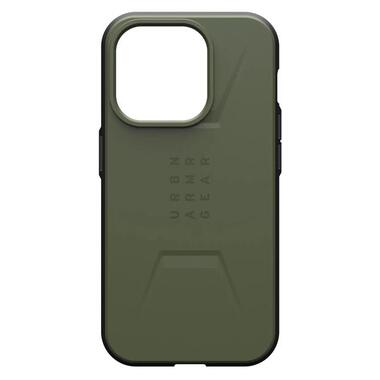 Чeхол-накладка Urban Armor Gear Civilian Magsafe для Apple iPhone 15 Pro Olive Drab (114275117272) фото №9