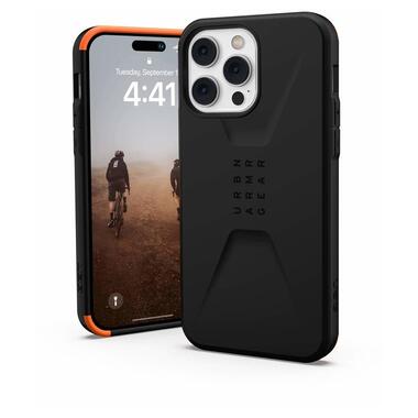 Чeхол-накладка Urban Armor Gear Civilian для Apple iPhone 14 Pro Max Black (114043114040) фото №2