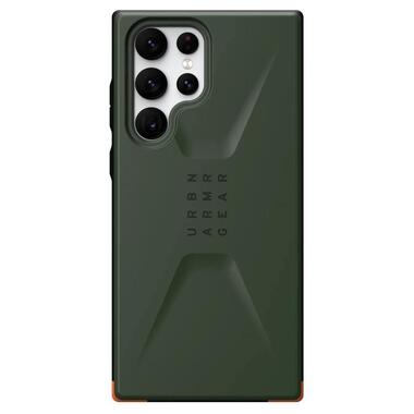 Чeхол-накладка Urban Armor Gear Civilian для Samsung Galaxy S22 Ultra SM-S908 Olive (21344D117272) фото №6