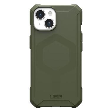 Чeхол-накладка Urban Armor Gear Essential Armor Magsafe для Apple iPhone 15 Olive Drab (114288117272) фото №1