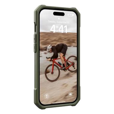 Чeхол-накладка Urban Armor Gear Essential Armor Magsafe для Apple iPhone 15 Olive Drab (114288117272) фото №5