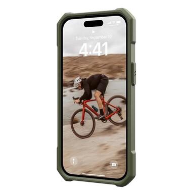 Чeхол-накладка Urban Armor Gear Essential Armor Magsafe для Apple iPhone 15 Olive Drab (114288117272) фото №6