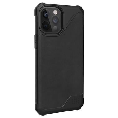 Чeхол-накладка Urban Armor Gear Metropolis LT для Apple iPhone 12 Pro Max Leather Black (11236O118340) фото №2