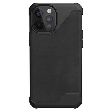 Чeхол-накладка Urban Armor Gear Metropolis LT для Apple iPhone 12 Pro Max Leather Black (11236O118340) фото №1