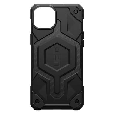 Чeхол-накладка Urban Armor Gear Monarch Pro Magsafe для Apple iPhone 15 Plus Carbon Fiber (114220114242) фото №8