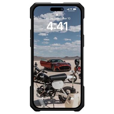 Чeхол-накладка Urban Armor Gear Monarch Pro with MagSafe для Apple iPhone 14 Pro Max Kevlar Silver (114031113933) фото №4