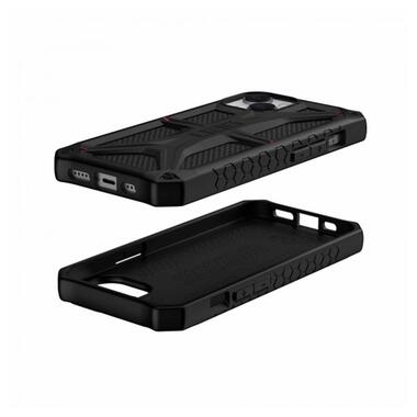 Чeхол-накладка Urban Armor Gear Monarch для Apple iPhone 14 Kevlar Black (114032113940) фото №5