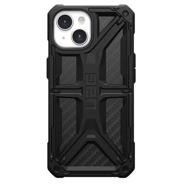 Чeхол-накладка Urban Armor Gear Monarch для Apple iPhone 15 Carbon Fiber (114289114242) фото №1